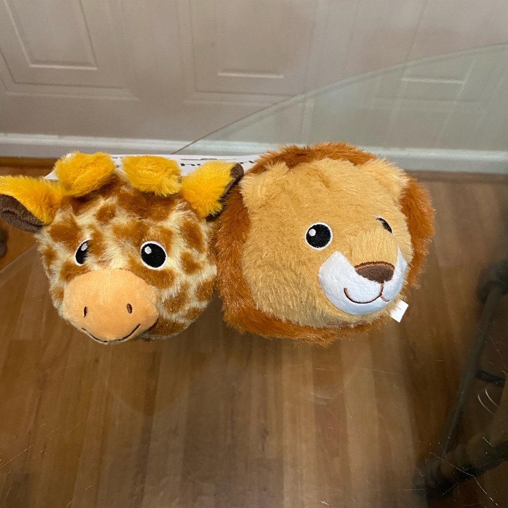 Yellow and Brown Dog Plush Toy
